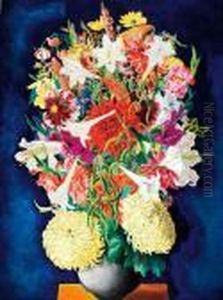 Bouquet De Fleurs by Jean Kisling
