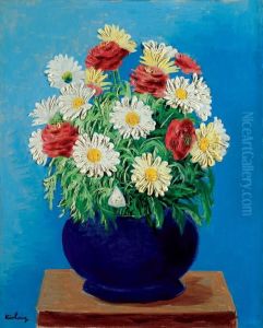 Bouquet De Marguerites by Jean Kisling