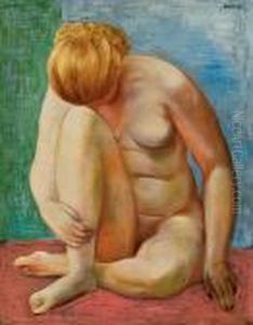 Nu Accroupi by Jean Kisling