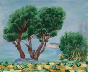 Paysage Aux Pins by Jean Kisling
