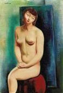 Femme Nue Assise by Jean Kisling