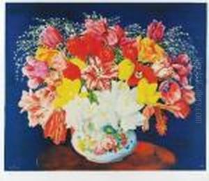 Kwiaty W Wazonie by Jean Kisling