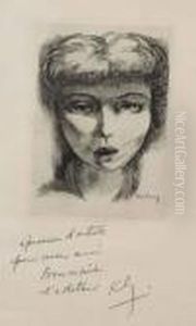 Tete De Jeune Fille by Jean Kisling