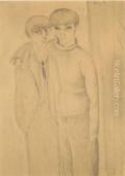 Kisling Et Renee (autoportrait) - view 1