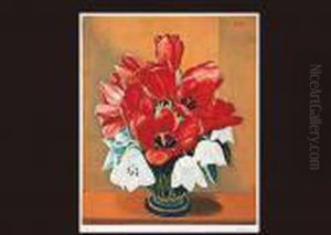 Red Flowers by Jean Kisling