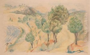 Paysage De Sanary by Jean Kisling