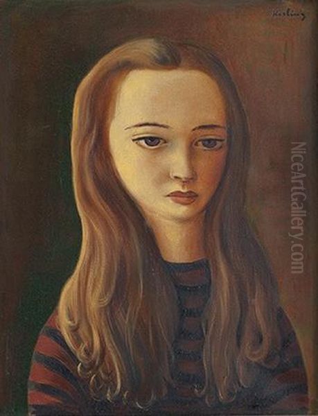 Jeune Fille Aux Longs Cheveux - view 1