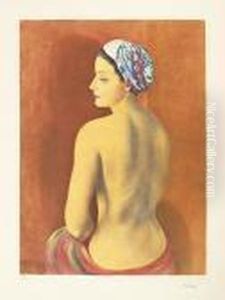 Nu Au Turban. by Jean Kisling