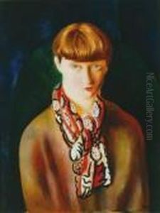 Portrait De Renee Kisling by Jean Kisling