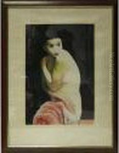 Nu Au Drape Rose by Jean Kisling