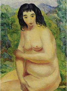 Nu Assis by Jean Kisling