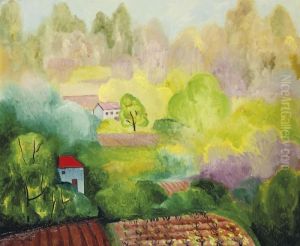 Paysage De Saint-tropez by Jean Kisling