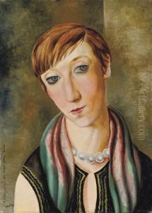 Portrait De Mme Renee Kisling by Jean Kisling