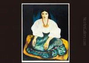 Sitting Woman by Jean Kisling