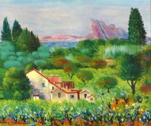 St. Cyr Sur Mer by Jean Kisling