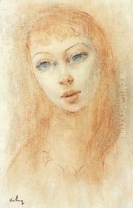 Portrait De Femme by Jean Kisling