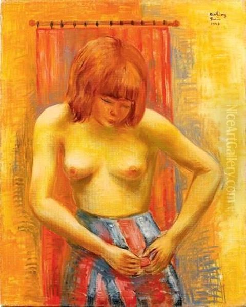 Jeune Fille Le Buste Decouvert - view 1
