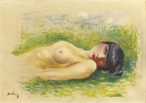 Nu Allonge Sur L'herbe - view 1