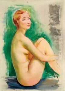 Nu Assis by Jean Kisling