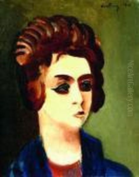 Tete De Jeune Femme Brune, 1918 - view 1