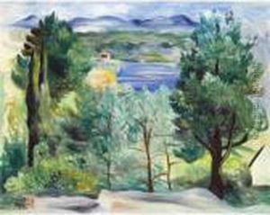 Paysage De Sanary by Jean Kisling