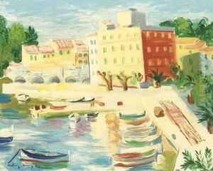 Le Port De Sanary by Jean Kisling