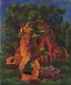 Rochers Rouges A Sanary by Jean Kisling