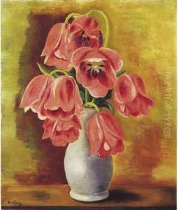Bouquet De Tulipes, Circa 1935. by Jean Kisling