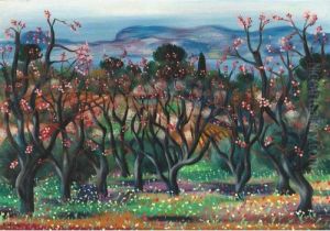 Paysage De Sanary by Jean Kisling