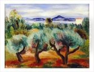 Paysage De Provence by Jean Kisling