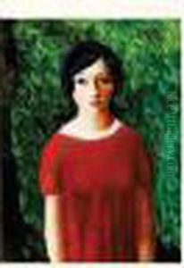 Jeune Fille A La Robe Rouge