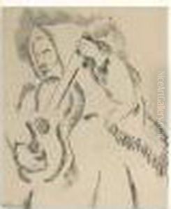 Femme A La Guitare
