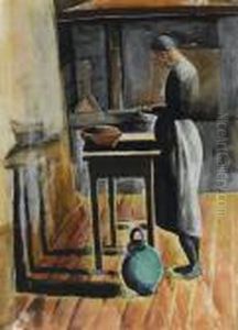 A Woman In The Kitchen by Jean Kisling