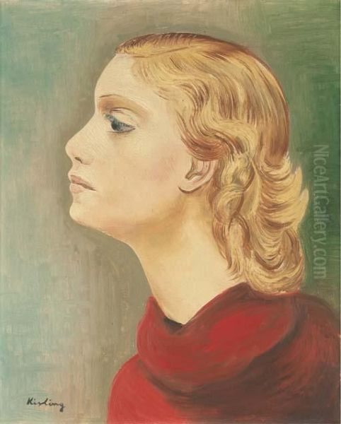 Buste De Jeune Femme De Profil A Gauche - view 1