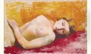 Reclining Nude,1941 by Jean Kisling