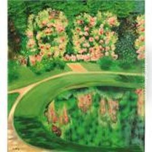 Garden In The South Of France by Jean Kisling