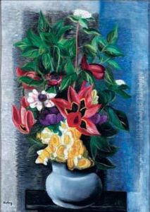 Grand Bouquet Au Vase Gris, Circa 1921 Grand Bouquet Au Vase Gris, Circa 1921