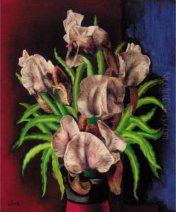 Vase De Fleurs by Jean Kisling