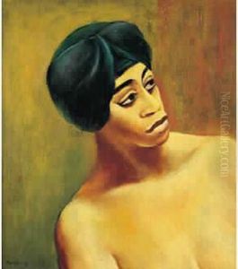 Portrait D'aicha by Jean Kisling