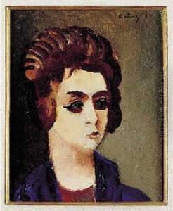 Tete De Jeune Femme Brune