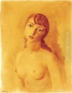 Buste De Jeune Fille by Jean Kisling