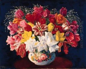 Grand Bouquet De Tulipes by Jean Kisling