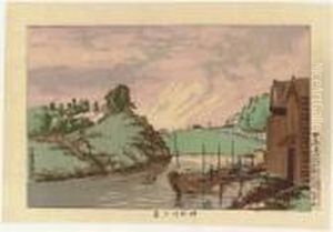 Kandagawa Yukei by Kobayashi Kiyochika