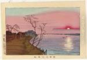 Sumidagawa Koharunagi by Kobayashi Kiyochika