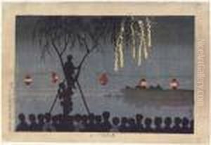 Ikenohata Hanabi by Kobayashi Kiyochika