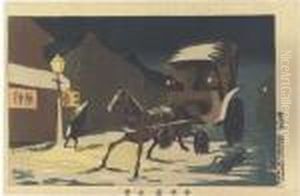 Honchodori Yasetsu by Kobayashi Kiyochika