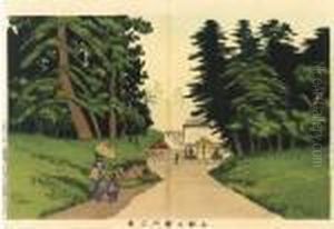 Kandagawa Yukei (evening View, Kanda River) by Kobayashi Kiyochika
