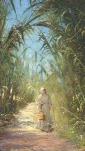 A woman in a South American sugar plantation
