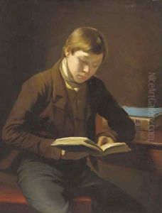 A student reading