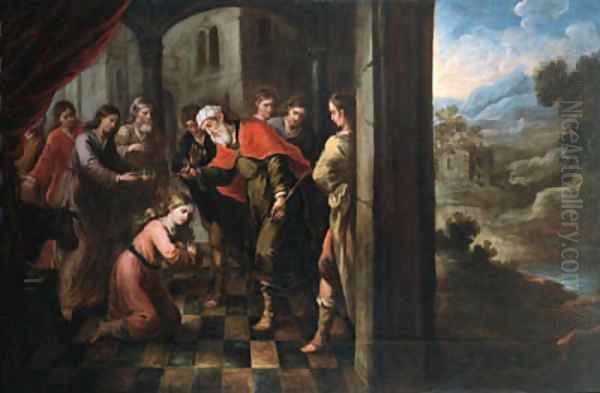 David anointed by Samuel - view 1